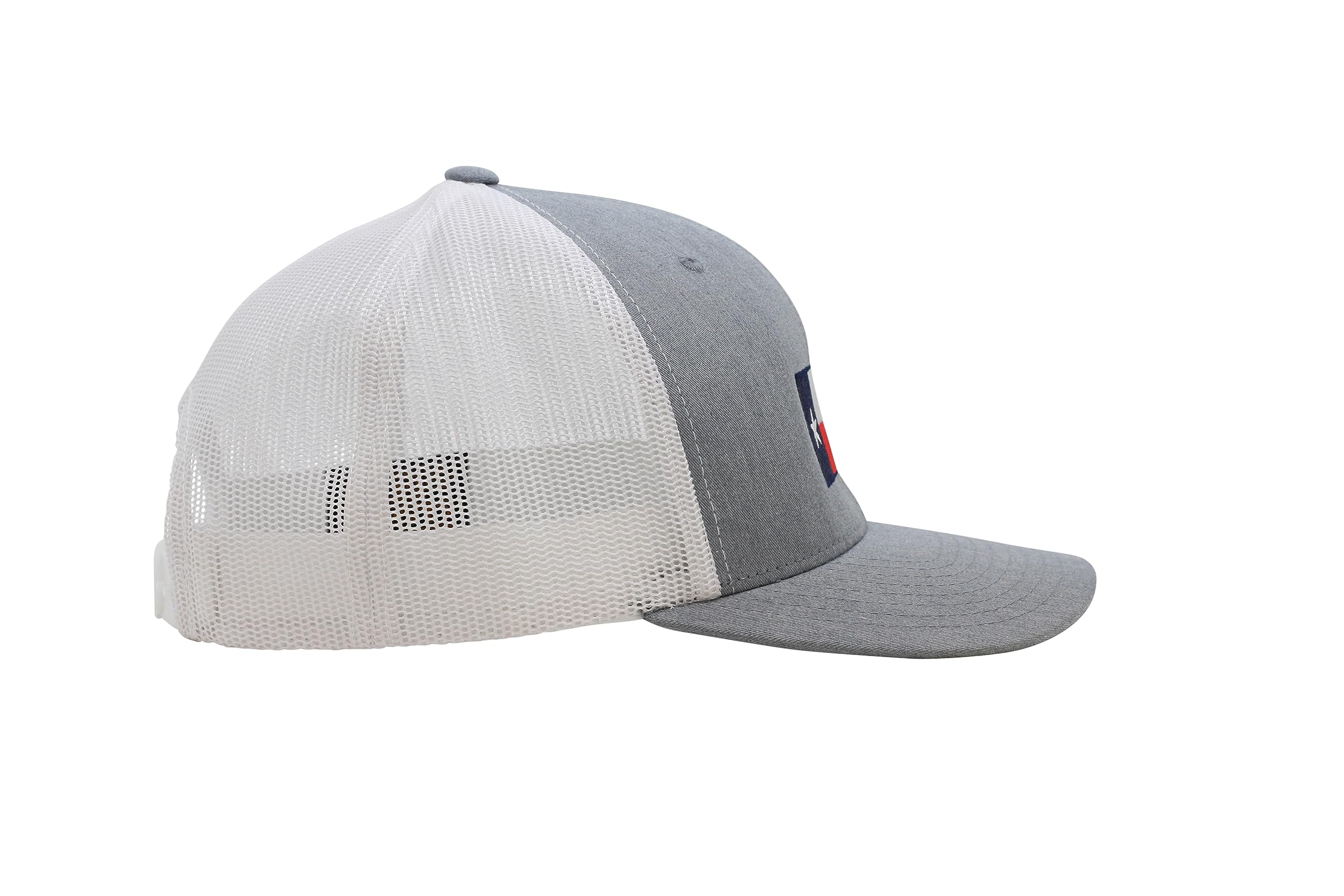 Trucker Hat - Texas Flag (Heather Gray/White)