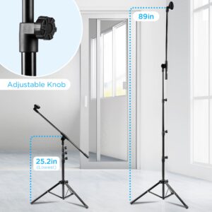 Bietrun Wireless Microphone with Microphone Stand