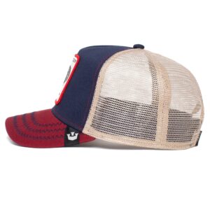 Goorin Bros. The Farm Unisex Original Adjustable Snapback Trucker Hat, Navy (The Cock), One Size