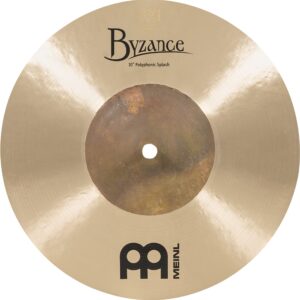 Meinl Cymbals Byzance Traditional 10" Polyphonic Splash — Made in Turkey — Hand Hammered B20 Bronze, 2-Year Warranty (B10POS)