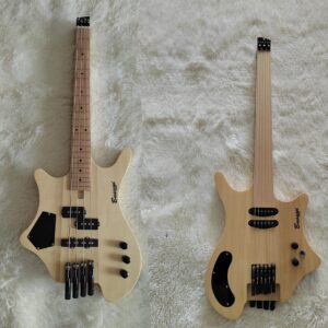 4 String Bass/ 6 String Lead Headless Fretless Bass Busuyi Guitar Right