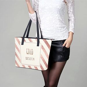 Womens Handbag Stripes Leather Tote Bag Top Handle Satchel Bags For Lady