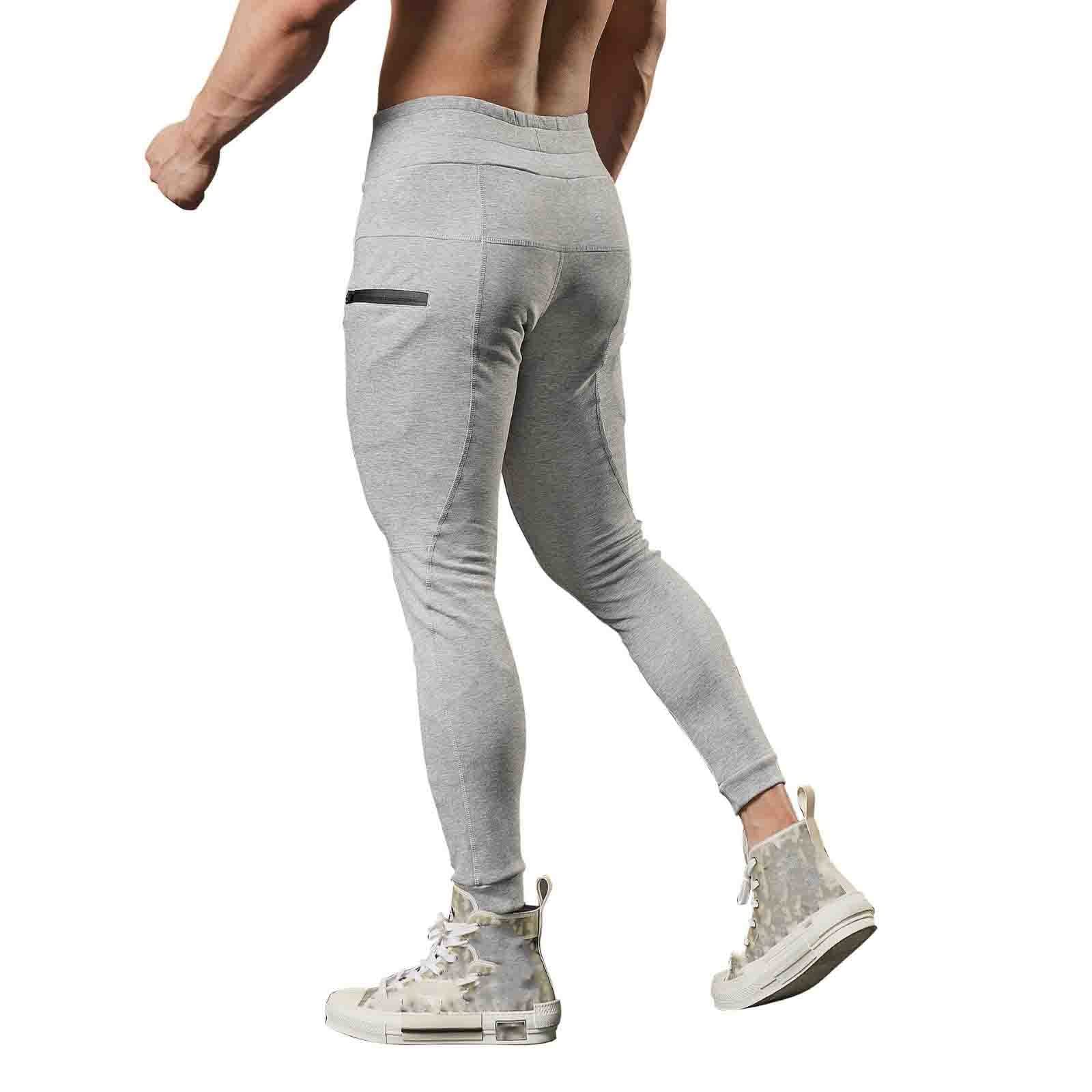 2023 Athletic Running Casual Yoga Pants for Men Casual Slim Fit Tapered Pants Gym Workout Running Sweatpants with Pockets(GY1,Medium)