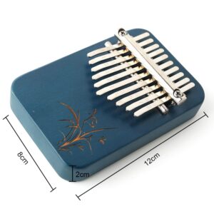 Kalimba Thumb Piano 10 Keys Musical Instruments, Portable Mahogany Wood Finger Piano Gifts For Adults & Kids,Mini Kalimba Keyboard Percussion Instrument Music Gifts for Beginners