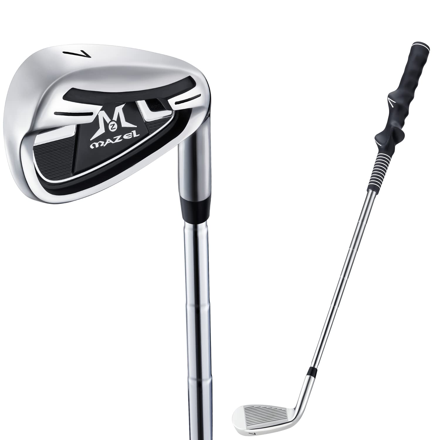 MAZEL Short 7 Iron Golf Club for Kids Boys & Girls Aged 6-9 Years - Junior Practice Golf Iron,24.5 Inch