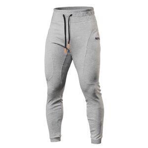 2023 Athletic Running Casual Yoga Pants for Men Casual Slim Fit Tapered Pants Gym Workout Running Sweatpants with Pockets(GY1,Medium)