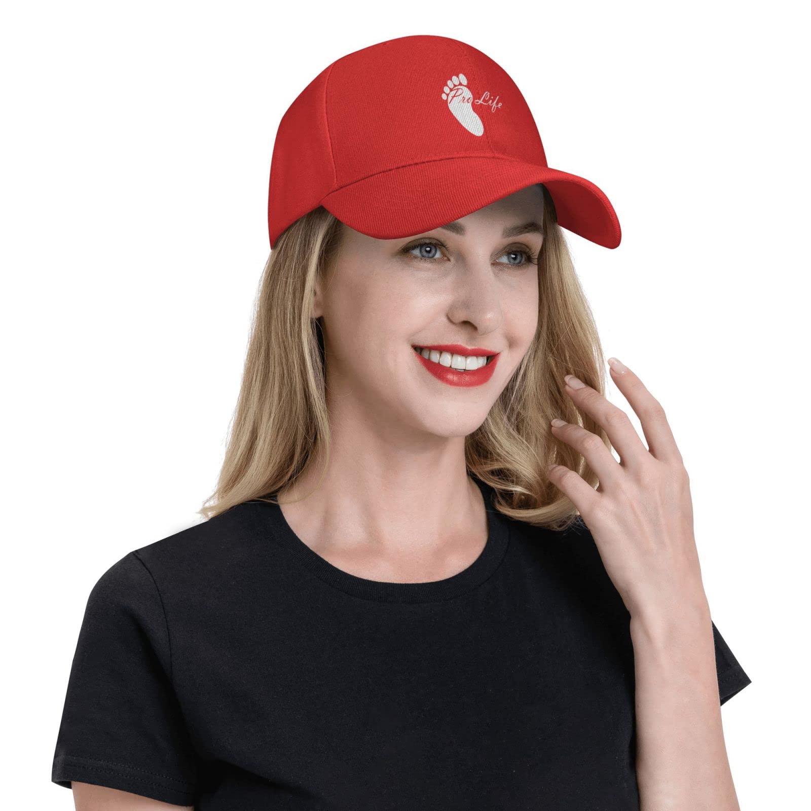 Pro Life Choose Life Baseball Cap for Men Women Fashion Golf Hat Adjustable Red Trucker Hats