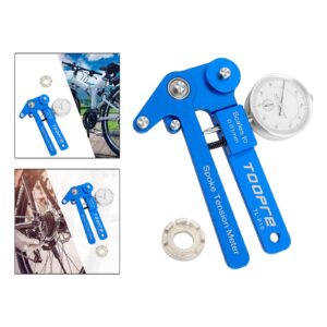 Vaveren Bikes Tension Meter Spokes Calibration Tool Durable Road Bike Indicator Meter Mountain Bike Rim Adjustment Tensiometer Bike Aluminum Alloy, Mechanical Meter