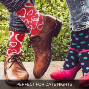 Man of Men Valentine's Day Socks - Soft Cotton, Trendy Simply Romance