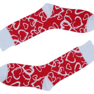 Man of Men Valentine's Day Socks - Soft Cotton, Trendy Simply Romance