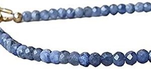 YONKU Sodalite ombre bracelet, healing crystal jewelry, blue gemstone stacking brac YO-BRACE-7180