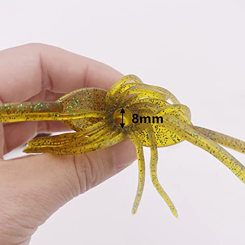 lamphle 10cm/9g Fishing Gifts for Men Unique Fishing Lures for Freshwater Fishing Lures Bass Professional Universal Fishing Tackle Floating Squid Jig Light Blue