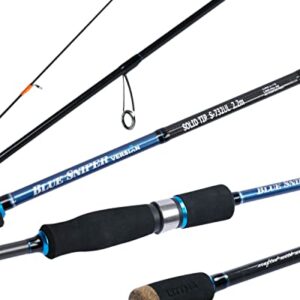 LITTMA Trout Rod7‘3“Panfish Rod Trout Fishing Rod Light &Ultralight Fishing Rod Crappie Rods Ultralight Spinning Rod 2 Piece Graphite Lightweight Trout Rods Spinning Ultra Light Fishing Spinning Rod