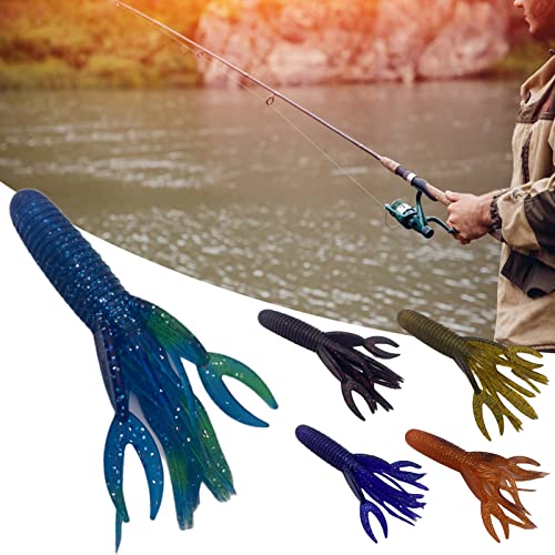 lamphle 10cm/9g Fishing Gifts for Men Unique Fishing Lures for Freshwater Fishing Lures Bass Professional Universal Fishing Tackle Floating Squid Jig Light Blue