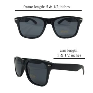 TheGag Black Sunglasses Bulk 60 Pack Party Favor Men Women Kids-Weddings Graduations