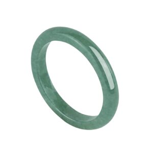 naharo natural ring for women,good luck jewelry natural green ring for women with gift box (green, 7)