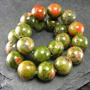 YONKU Unakite Jasper Genuine Bracelet ~ 7 Inches ~ YO-BRACE-7453