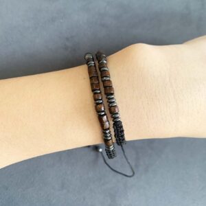 Honaer Morse Code Bracelets Inspirational Jewelry Gifts for Women Men Friend