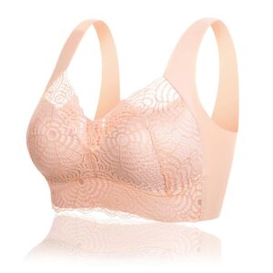 Dfcdcoo PrettyHealth Lymphvity Detoxification and Shaping & Powerful Lifting Bra for Women (skin colour,S)