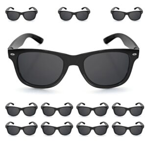 TheGag Black Sunglasses Bulk 60 Pack Party Favor Men Women Kids-Weddings Graduations