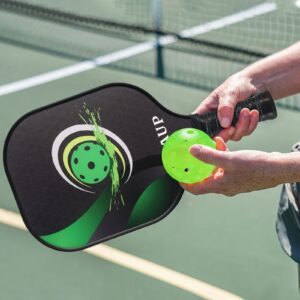 Pickleball Paddles Set of 2 Rackets with 4 Balls and 1 Pickleball Bag Pickle Ball Rackets for Women & Men with Grip Tape Pickleball Set Racquet Lightweight