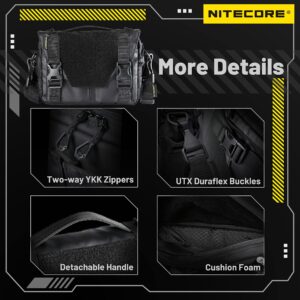 Nitecore SLB05 Modular Commuting Sling Bag Crossbody Shoulder Bag Patch