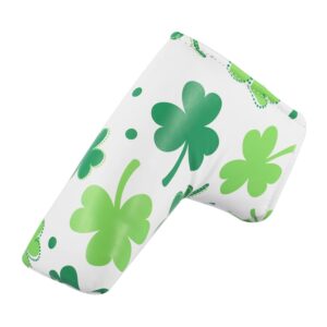 SHABIER Golf Putter Cover Shamrock Design Headcover for Blade Golf Putter Head Cover