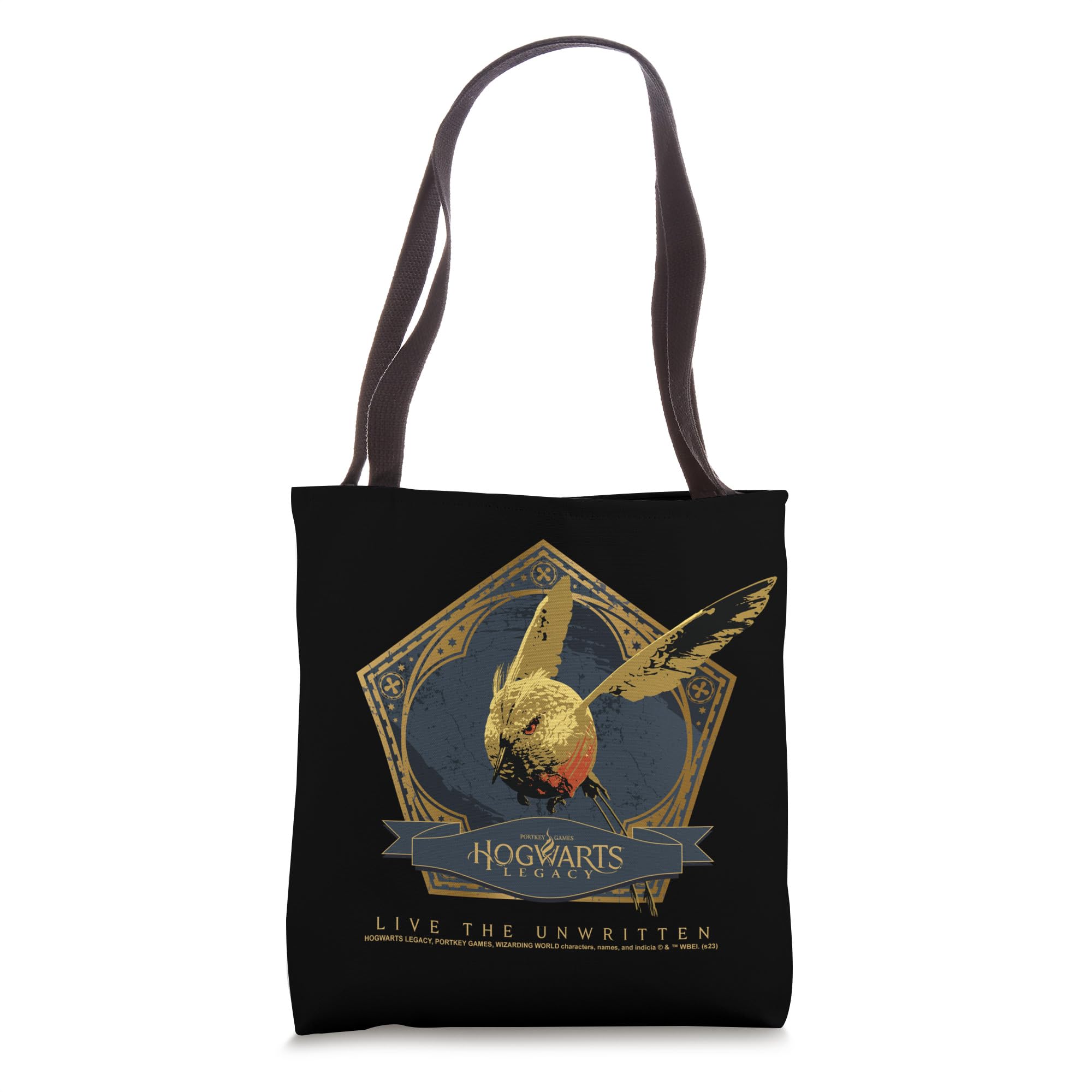 Hogwarts Legacy Live The Unwritten Golden Snidget Logo V3 Tote Bag