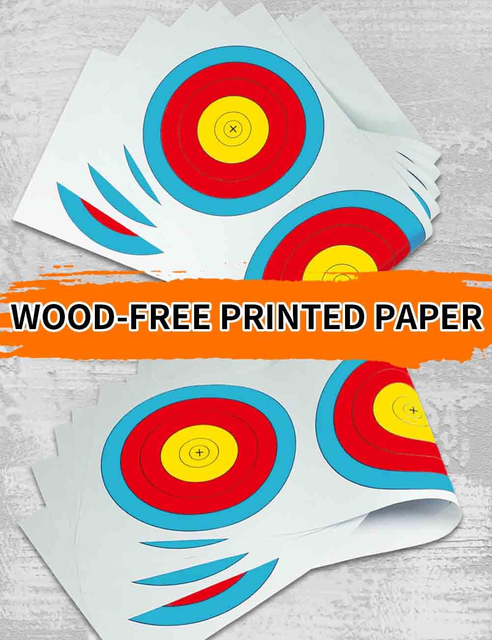 THREE ARCHERS Archery Vertical 30pcs 3 Spot Targets Recurve Bow Targets World Cup Archery Targets