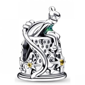 Pandora Disney characters sterling silver charms, One Size, Sterling Silver, Cubic Zirconia