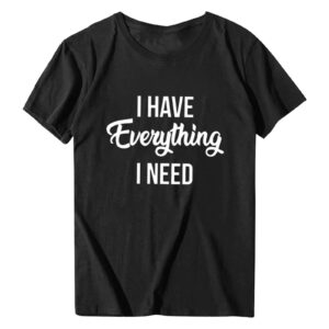 Matching Couple Set Outfits His & Hers T-Shirts Casual Short Sleeve O Neck Funny Matching Couple Top Valentine's Day Pullover(E-Black,Medium)