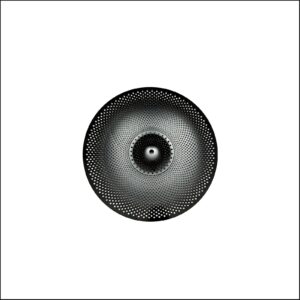 Low Volume 8" Splash Cymbal, 8 inches Practice Splash Cymbal, Quiet Splash Cymbal (8‘’, Black)