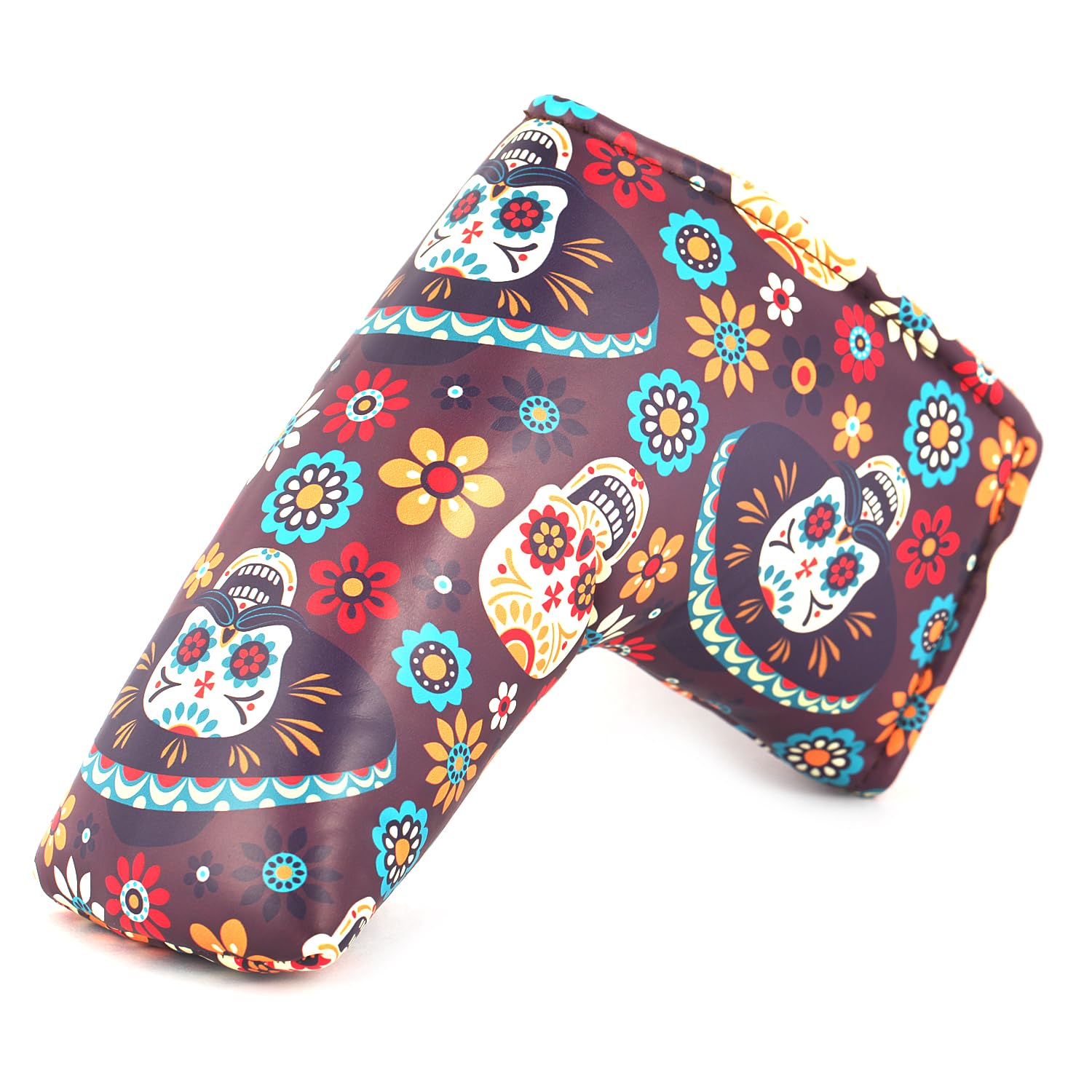 SHABIER Golf Putter Cover Skull Design Headcover for Blade Golf Putter Head Cover