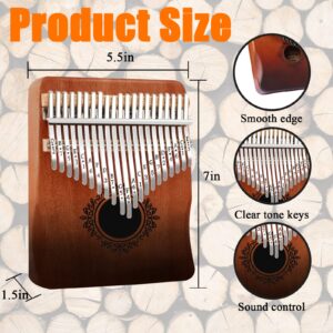 Kalimba 21 Keys,Calimba, Portable Kalimba Thumb Piano, Finger Piano Kalimba 21 Keys, Thumb Piano for Adults, Kids and Beginners.