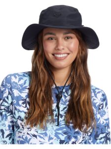 roxy women's pudding party safari boonie sun hat, anthracite exc, small/medium