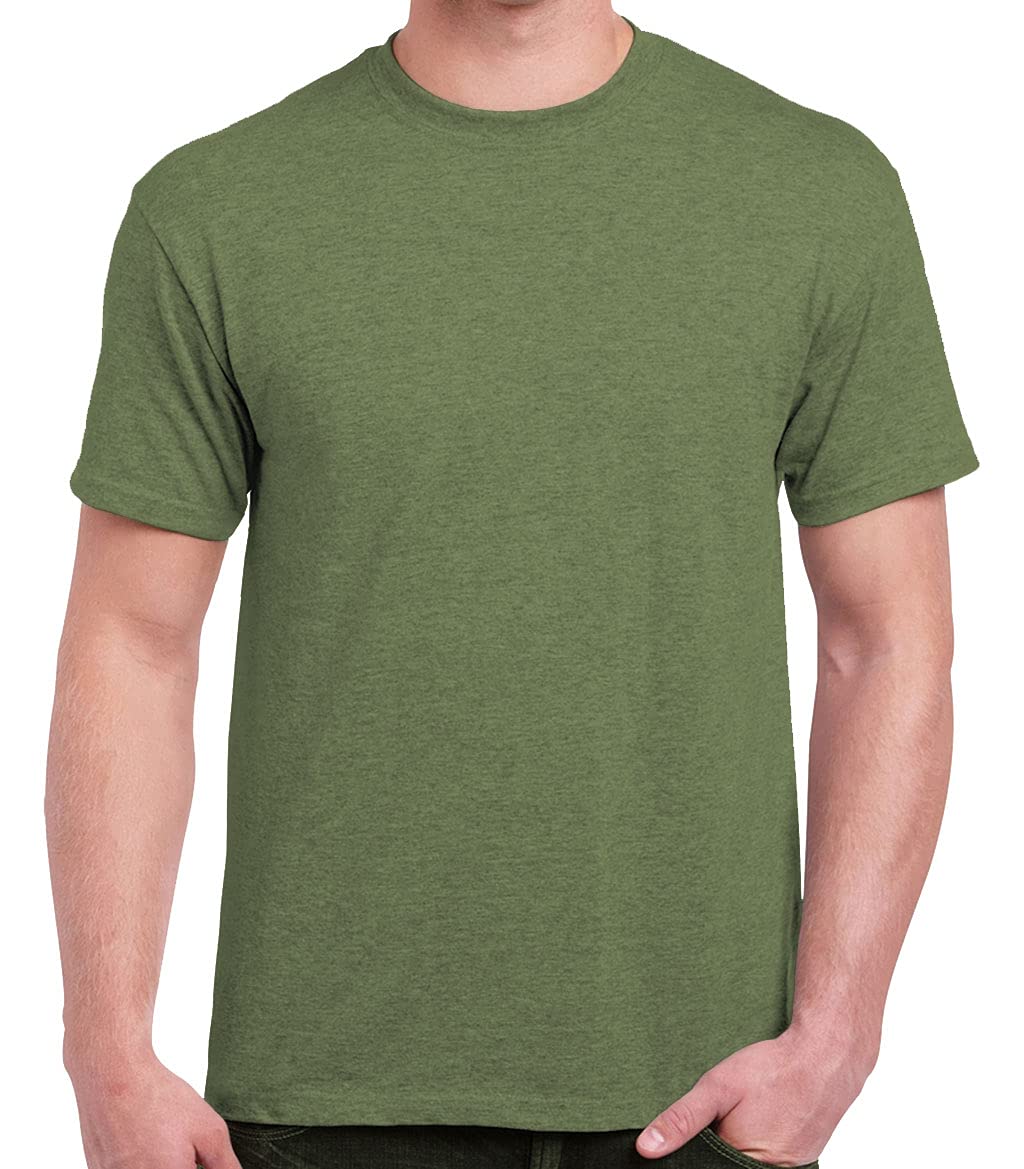 HYBRID APPAREL - Peanuts - Valentine's Peanuts Snoopy Heart - Men's Short Sleeve Graphic T-Shirt - Size Medium Heather Military Green