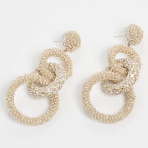 Deepa Gurnani Women's Deepa by Deepa Gurnani Sienna Earrings, Silver, One Size