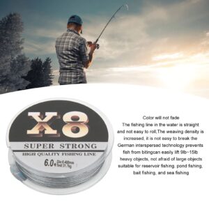 Fishing Line, 100m Braided Fish String Strong Pulling Force Wire for Pond Reservoir Offshore Hunting (0.4mm 31.7kg)