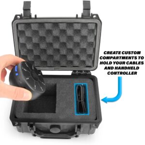 CASEMATIX Carry Case Compatible with Orba 2 Artiphon Handheld Multi-instrument in Customizable Foam - Includes Waterproof Carrying Case Only