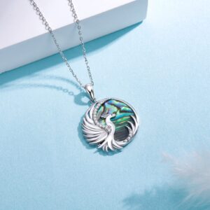 Phoenix Necklace Nirvana of Phoenix 925 Sterling Silver Mother Jewelry Gift for Women Mother