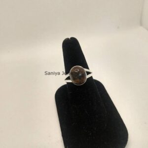 Ring For Women Bloodstone Gemstone Pure 925 Sterling Silver Jewelry Handmade Gift For Her