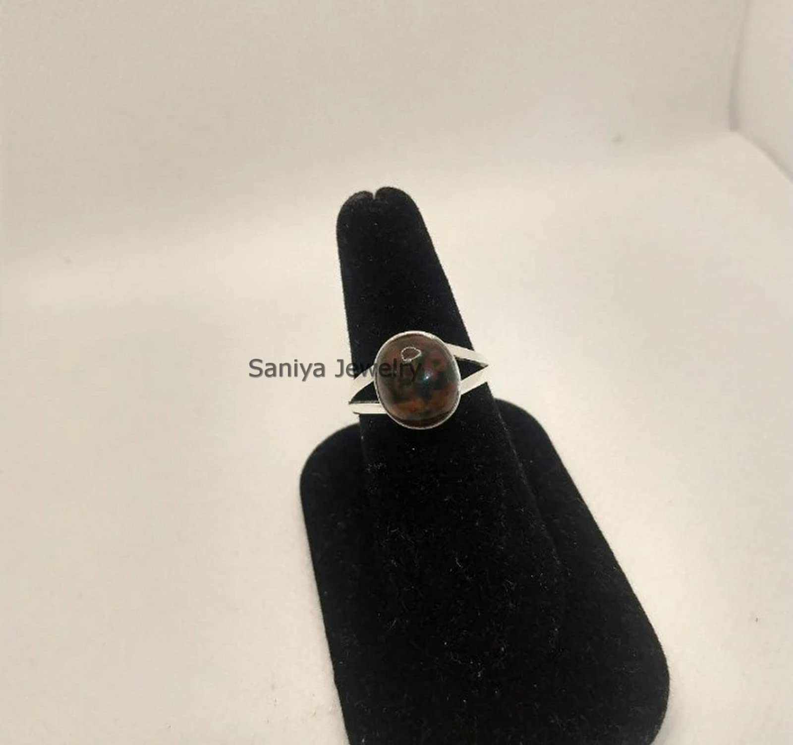 Ring For Women Bloodstone Gemstone Pure 925 Sterling Silver Jewelry Handmade Gift For Her