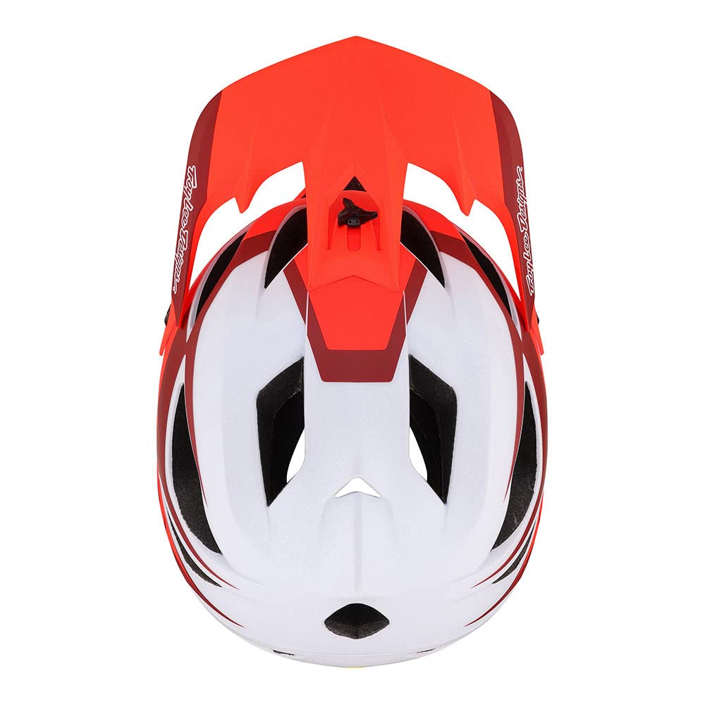 Troy Lee Designs Stage Valence Full Face Bicycle Helmet for Max Ventilation Lightweight MIPS EPP EPS Racing Downhill DH BMX MTB - Adult Men Women (Red, XL/XXL)