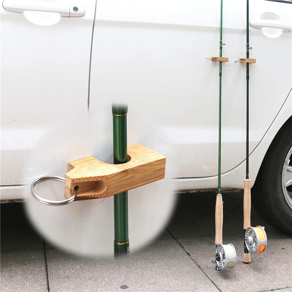 DYPASA Vertical Fishing Rod Holder Magnetic Fly Fishing Rod Holder Stand Fishing Rod Keeper Car Rod Rack Fishing Tools Accessories Wall Mounted Fishing Rod Rack