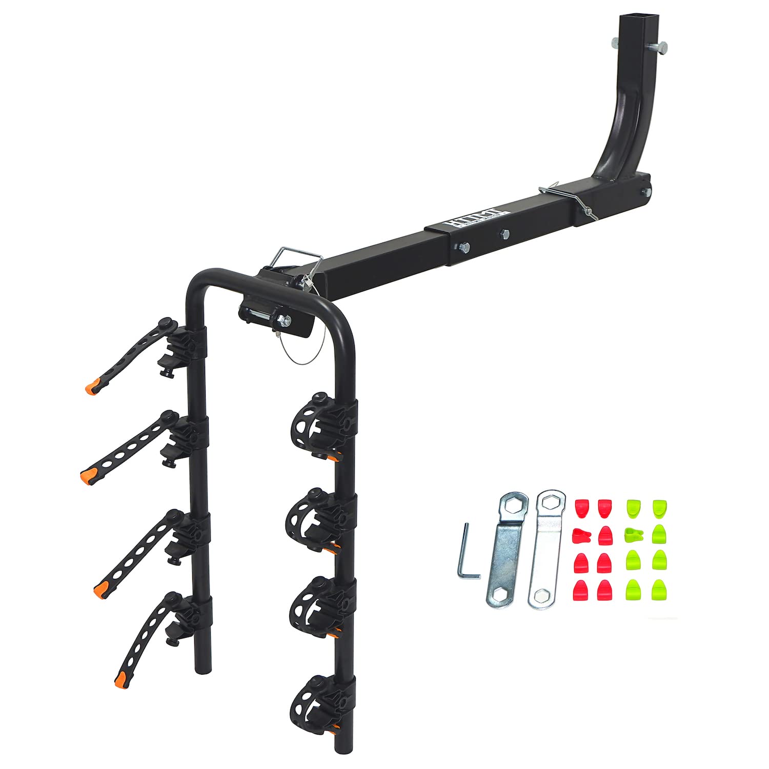 XKMT- 4 Bike Rack Bicycle Carrier Hitch Mount w/ 2" Receiver For Car Truck SUV Transport [P/N:ET-TOOL045-A-BLACK]