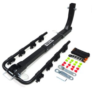 XKMT- 4 Bike Rack Bicycle Carrier Hitch Mount w/ 2" Receiver For Car Truck SUV Transport [P/N:ET-TOOL045-A-BLACK]