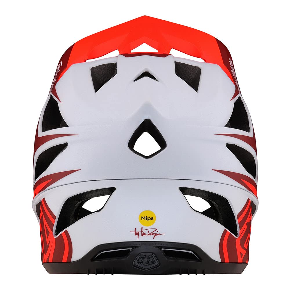 Troy Lee Designs Stage Valence Full Face Bicycle Helmet for Max Ventilation Lightweight MIPS EPP EPS Racing Downhill DH BMX MTB - Adult Men Women (Red, MD/LG)