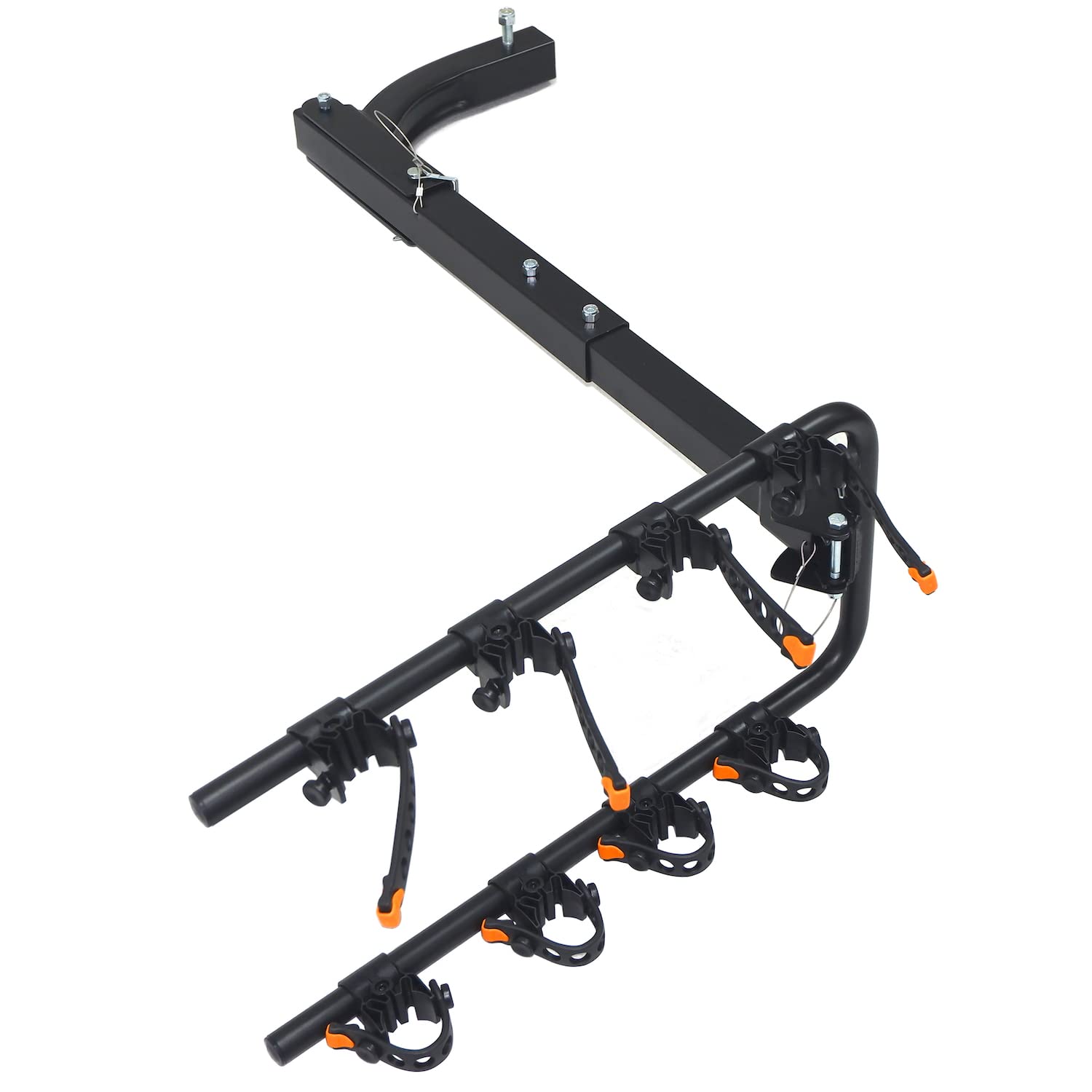 XKMT- 4 Bike Rack Bicycle Carrier Hitch Mount w/ 2" Receiver For Car Truck SUV Transport [P/N:ET-TOOL045-A-BLACK]