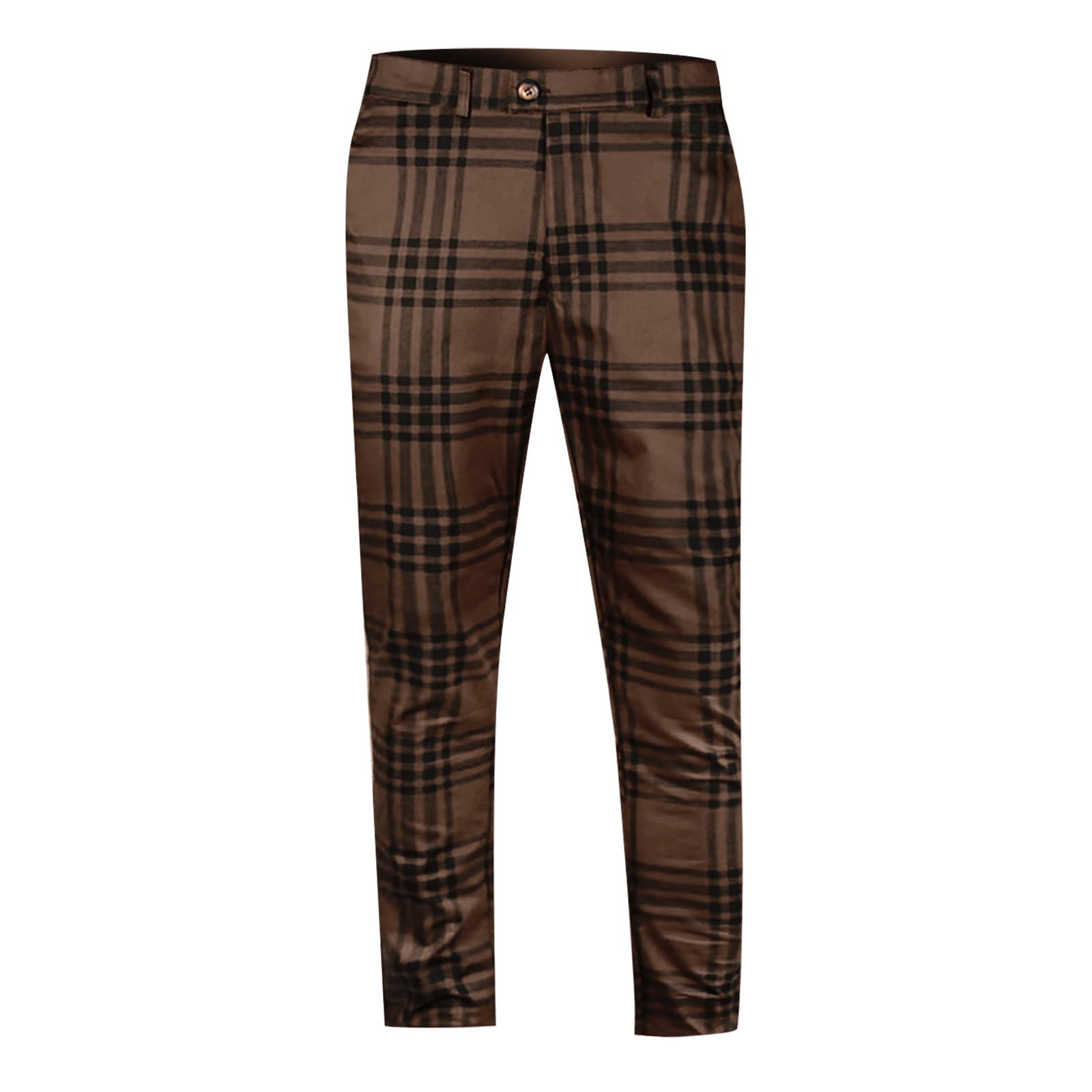 Lounge Pants Men，Men's Fashion Stretch Dress Pants Slim Fit Plaid Pants Business Suit Pants Casual Golf Pants Mens Casual Pants Slim Fit Stretch Pants for Men