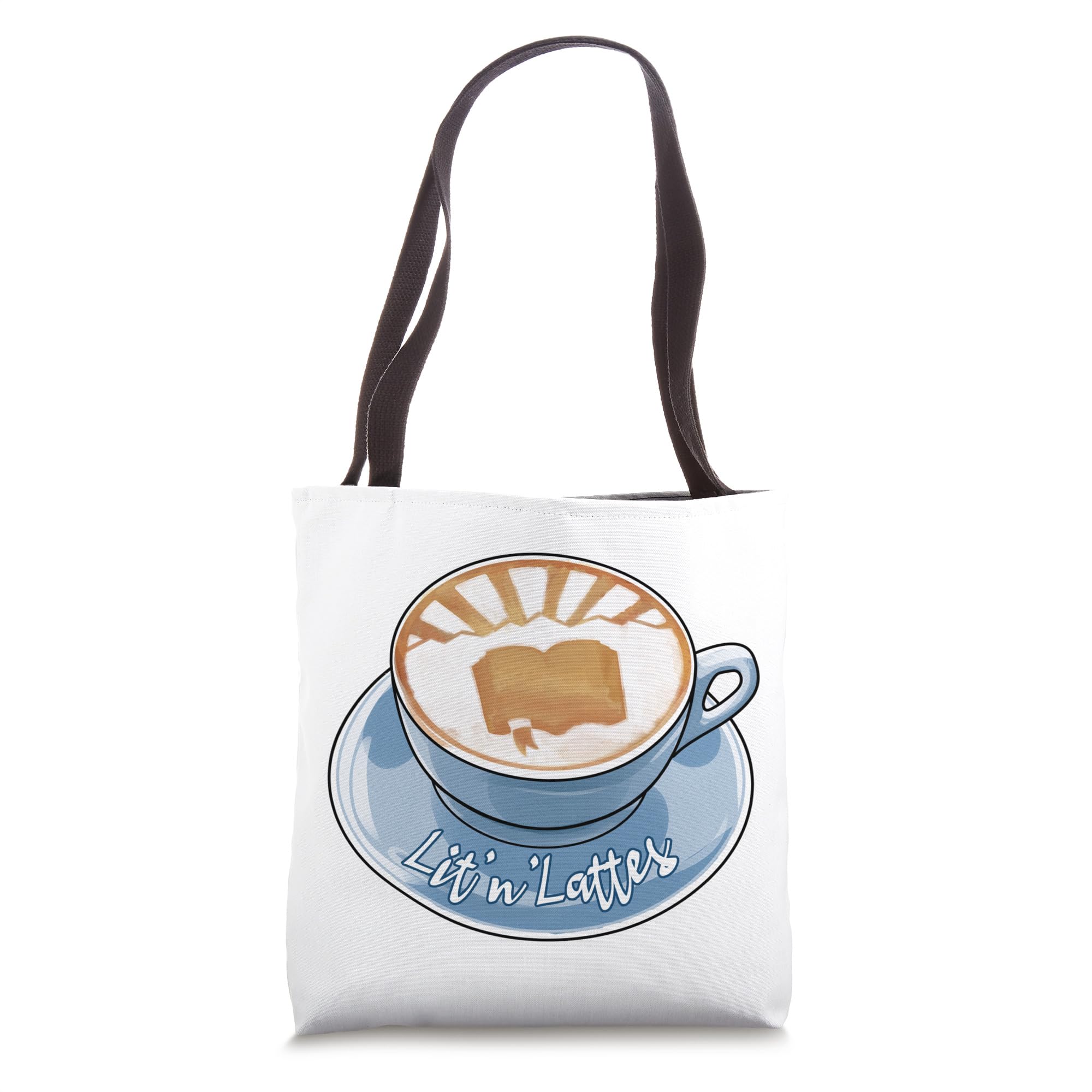 Lit and Lattes Bookclub Tote Bag